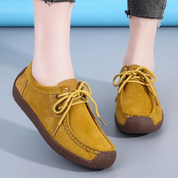 dress shoes suede leather women casual shoes flats sneakers women moccasins designer loafers ladies shoes woman chaussures big size 230425, Black 
dress shoes suede leather women casual shoes flats sneakers women moccasins designer loafers ladies shoes woman chaussures big size 230425, Black