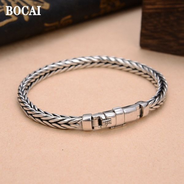 chain bocai real pure s925 silver handmade woven retro domineering style ppersonality keel man and woman bracelets 230425, Black
chain bocai real pure s925 silver handmade woven retro domineering style ppersonality keel man and woman bracelets 230425, Black