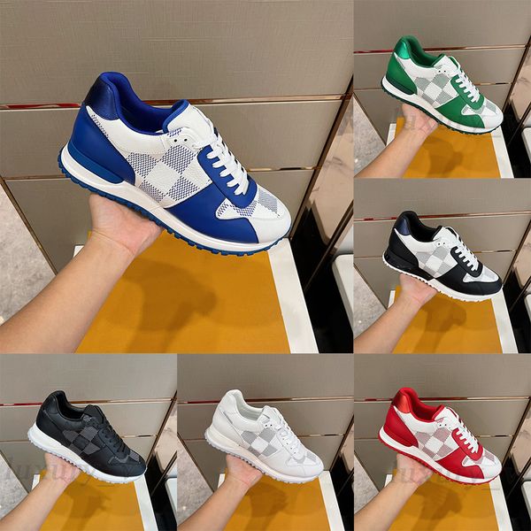 run away sneakers designer casual shoes luxury leather canvas lace-up sneaker men women sport trainers with box, Black
run away sneakers designer casual shoes luxury leather canvas lace-up sneaker men women sport trainers with box, Black