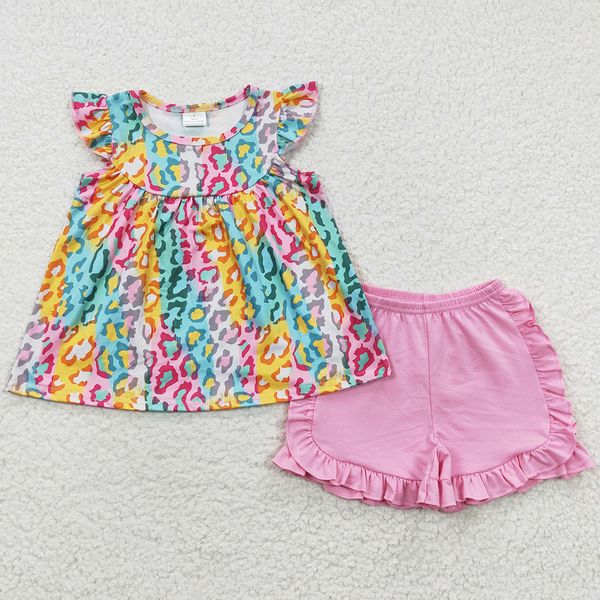 new fashion kids designer clothes girls shorts set boutique summer toddler baby girl clothes colorful leopard print children outfits, White
new fashion kids designer clothes girls shorts set boutique summer toddler baby girl clothes colorful leopard print children outfits, White