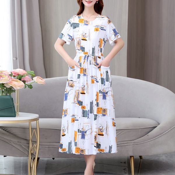 casual dresses fashion casual print flowers summer dresses for women vintage dress o-neck plus size women clothing 230425, Black;gray
casual dresses fashion casual print flowers summer dresses for women vintage dress o-neck plus size women clothing 230425, Black;gray