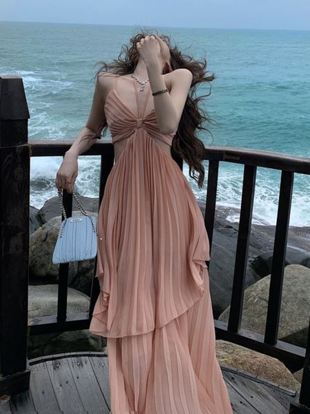 two piece dress summer fashion women pleated boho long vacation beach strap a line ladies robe 223 sundress 23425, White
two piece dress summer fashion women pleated boho long vacation beach strap a line ladies robe 223 sundress 23425, White