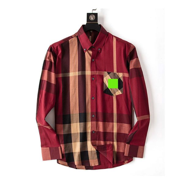 mens casual shirt burbrery men designer polo collar long sleeve pure cotton plaid single row button classic comfortable and breathable bur s, White;black
mens casual shirt burbrery men designer polo collar long sleeve pure cotton plaid single row button classic comfortable and breathable bur s, White;black