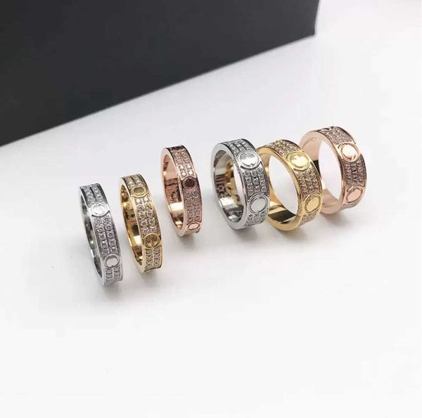 band rings full diamond titanium steel silver love ring men and women rose gold rings for lovers couple jewelry gift with box 88ess
band rings full diamond titanium steel silver love ring men and women rose gold rings for lovers couple jewelry gift with box 88ess