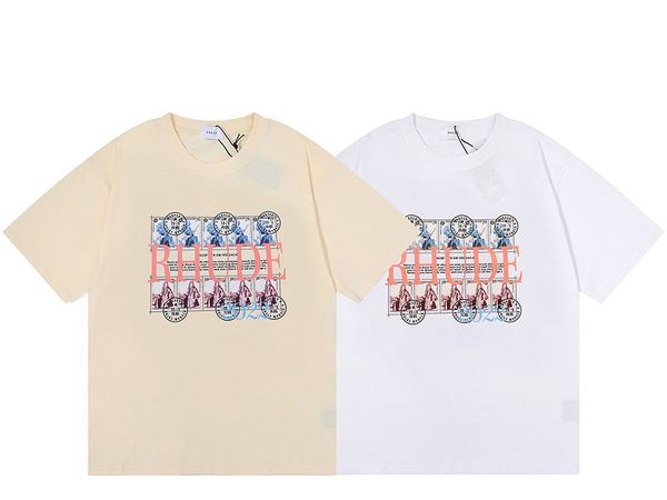men t shirt rhude shirt women mens t shirts designer tshirt print streetwear outdoor fashion shirts short sleeve summer casual loose shirt b, White;black
men t shirt rhude shirt women mens t shirts designer tshirt print streetwear outdoor fashion shirts short sleeve summer casual loose shirt b, White;black