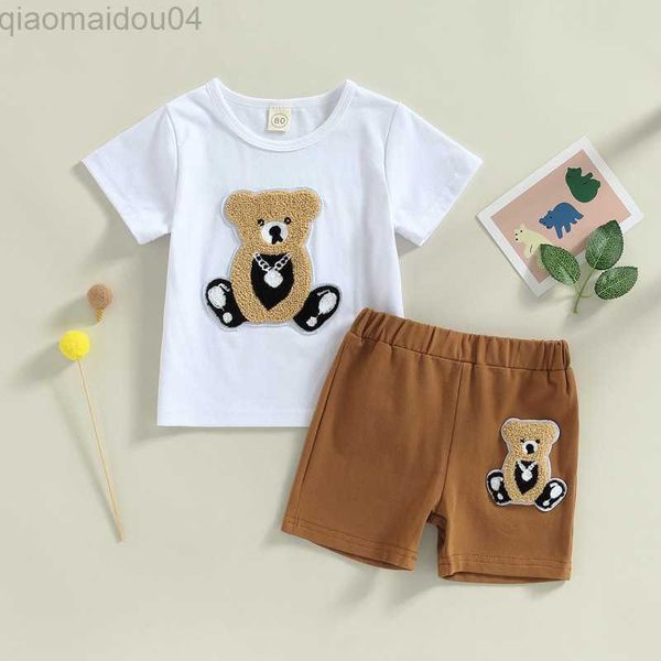 clothing sets fashion summer toddler infant baby boys clothes sets bear pattern short sleeve t-shirt and casual elastic shorts outfit aa2304, White
clothing sets fashion summer toddler infant baby boys clothes sets bear pattern short sleeve t-shirt and casual elastic shorts outfit aa2304, White