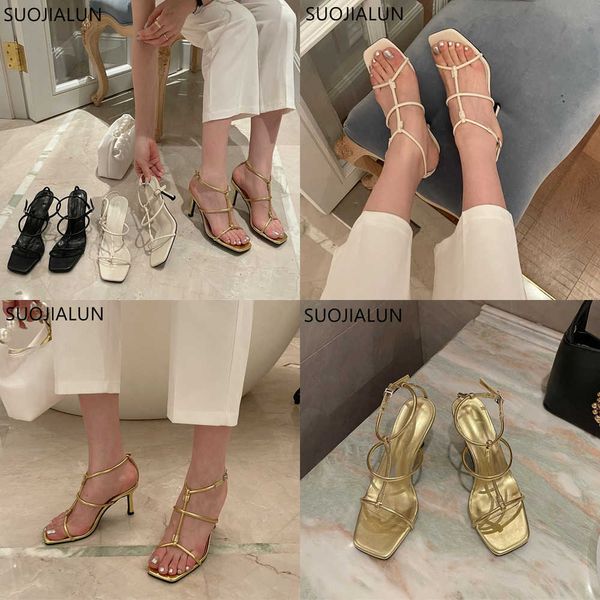 sandals summer new gold women sandals fashion narrow band ladies elegant gladiator shoes thin high heel dress pumps 230316, Black
sandals summer new gold women sandals fashion narrow band ladies elegant gladiator shoes thin high heel dress pumps 230316, Black