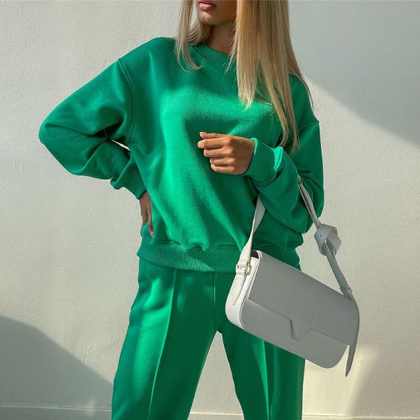 women's two piece pant casual solid tracksuit loose long sleeve pullover sweatshirt and elastic wide leg pieces set fashion female suit, White
women's two piece pant casual solid tracksuit loose long sleeve pullover sweatshirt and elastic wide leg pieces set fashion female suit, White