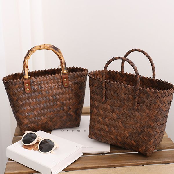 shopping bags ladies casual woven basket shopping tote beach bag straw woven handbag women underarm shoulder bags banboo handle travel pack
shopping bags ladies casual woven basket shopping tote beach bag straw woven handbag women underarm shoulder bags banboo handle travel pack