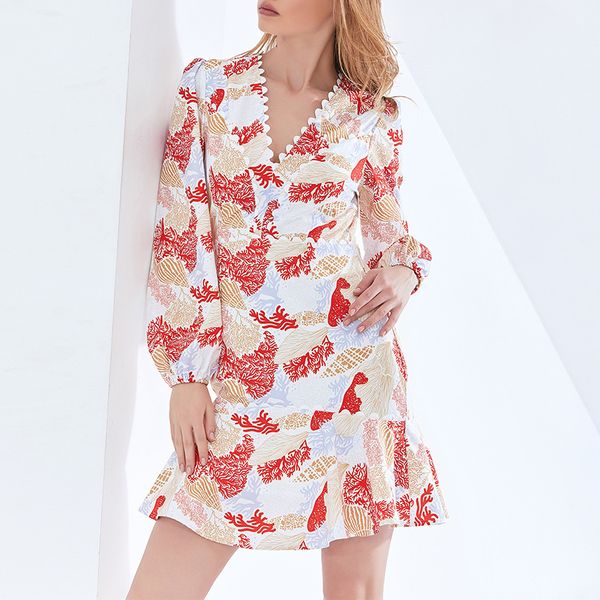 2023 dress spring new fashion print short dress v-neck high waist temperament slim fit a-line dress women, Black;gray
2023 dress spring new fashion print short dress v-neck high waist temperament slim fit a-line dress women, Black;gray
