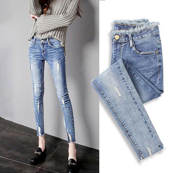 jeans pencil pant women jeans autumn winter high waist slouchy black straight leg denim trouser fall 2022 casual high street clothes, Blue
jeans pencil pant women jeans autumn winter high waist slouchy black straight leg denim trouser fall 2022 casual high street clothes, Blue