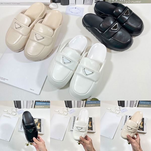women mules prad soft lining leather sandals slippers mule slides yellow womens lady scuffs indoors outdoor fashions, Black
women mules prad soft lining leather sandals slippers mule slides yellow womens lady scuffs indoors outdoor fashions, Black
