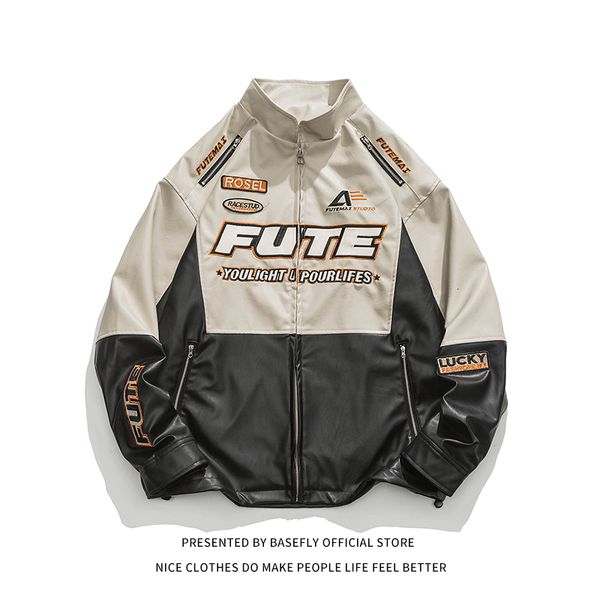 men's jackets pu kulit musim semi balap motor streetwear embroid pria bisbol bomber jaket uniseks wanita kasual universitas mantel pasa, Black;brown
men's jackets pu kulit musim semi balap motor streetwear embroid pria bisbol bomber jaket uniseks wanita kasual universitas mantel pasa, Black;brown