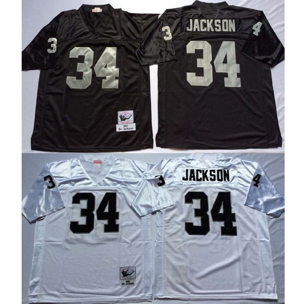 american football wear bo jackson 34 jerseys throwback men white black shirt mitchell ness size stitched jersey mix order
american football wear bo jackson 34 jerseys throwback men white black shirt mitchell ness size stitched jersey mix order