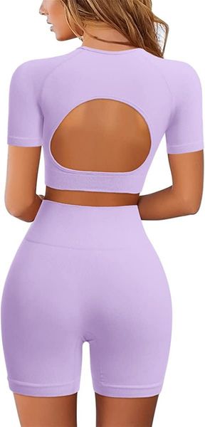 workout yoga sets for women seamless short sleeve crop high waist biker shorts 2 pieces exercise gym yoga outfits
workout yoga sets for women seamless short sleeve crop high waist biker shorts 2 pieces exercise gym yoga outfits