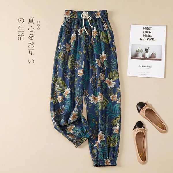 jeans 2022 spring summer new arts style women elastic waist softener cotton denim harem pants vintage print loose casual jeans c197, Blue
jeans 2022 spring summer new arts style women elastic waist softener cotton denim harem pants vintage print loose casual jeans c197, Blue