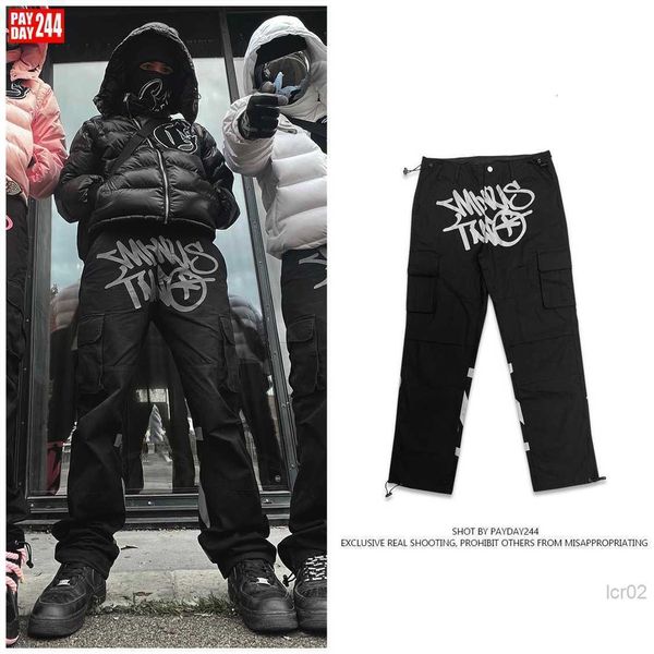 minustwo cargos fashion brand street print multi pocket loose casual hip hop straight tube pants cargo men women miniustwo, Black
minustwo cargos fashion brand street print multi pocket loose casual hip hop straight tube pants cargo men women miniustwo, Black