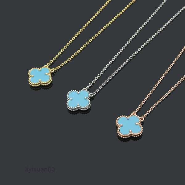 pendant necklaces designer brand luxury single flower four-leaf clover cleef shell women fashion 18k gold titanium steel jewelry 2 8p3z 8p3z, Silver
pendant necklaces designer brand luxury single flower four-leaf clover cleef shell women fashion 18k gold titanium steel jewelry 2 8p3z 8p3z, Silver