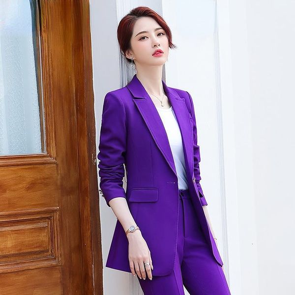 women's suits blazers 3xl 4xl purple long women blazer and pants 2 pcs set two piece suit with waist belt autumn office black coat sash, White;black
women's suits blazers 3xl 4xl purple long women blazer and pants 2 pcs set two piece suit with waist belt autumn office black coat sash, White;black