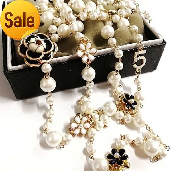 mimiyagu long simulated pearl necklace for women no.5 double layer pendant long necklace party jewelry 220218, Silver
mimiyagu long simulated pearl necklace for women no.5 double layer pendant long necklace party jewelry 220218, Silver