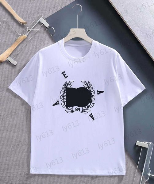 white mens t-shirts designer classic brand circular logo letter pattern printed round neck pure cotton short sleeved t-shirt male clothes 2, White;black
white mens t-shirts designer classic brand circular logo letter pattern printed round neck pure cotton short sleeved t-shirt male clothes 2, White;black