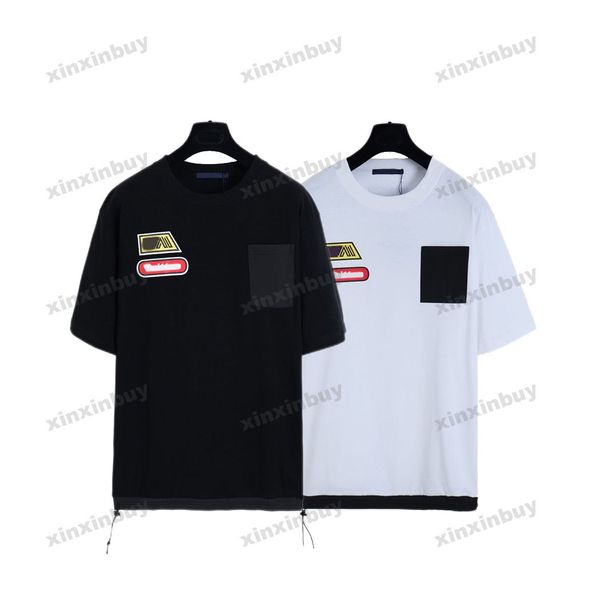 xinxinbuy men designer tee t shirt 23ss colored letters pattern 1854 print nylon pocket short sleeve cotton women black white xs-2xl, Black;brown
xinxinbuy men designer tee t shirt 23ss colored letters pattern 1854 print nylon pocket short sleeve cotton women black white xs-2xl, Black;brown