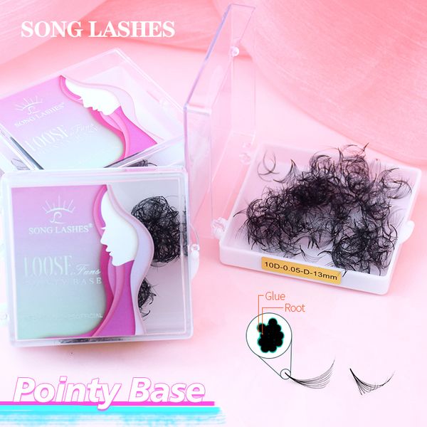 makeup tools song lashes pointy base premade fans loose medium stem sharp thin promade volume eyelash extensions 230425 
makeup tools song lashes pointy base premade fans loose medium stem sharp thin promade volume eyelash extensions 230425
