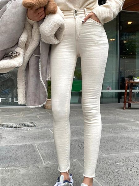 jeans high waist stretch white jeans women's summer 2022 korean style new all match two button pants woman clothes xs size, Blue
jeans high waist stretch white jeans women's summer 2022 korean style new all match two button pants woman clothes xs size, Blue
