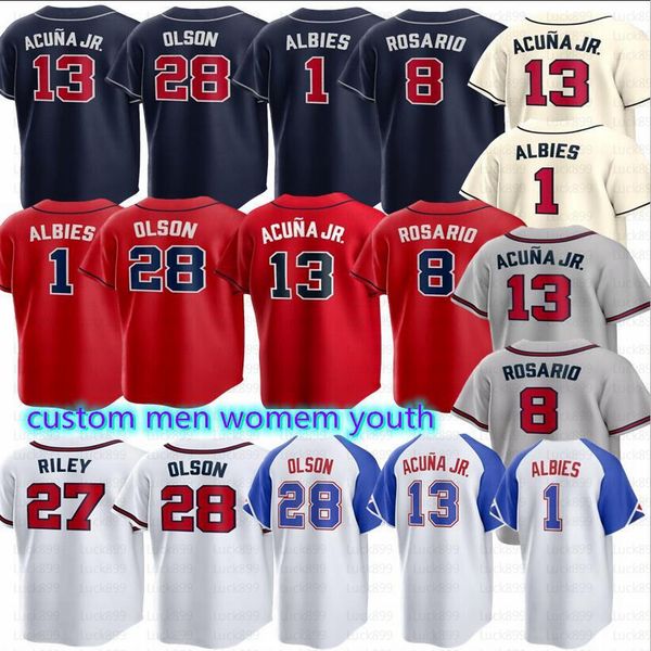 2023 custom city connect jersey 13 ronald acuna jr. 27 austin riley matt olson harris ii spencer strider ozzie albies jones eddie rosario ma, Blue;black
2023 custom city connect jersey 13 ronald acuna jr. 27 austin riley matt olson harris ii spencer strider ozzie albies jones eddie rosario ma, Blue;black