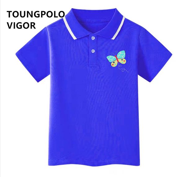 children's short-sleeved kids polo t shirt design custom logo printed team ball suit class uniform, Blue
children's short-sleeved kids polo t shirt design custom logo printed team ball suit class uniform, Blue