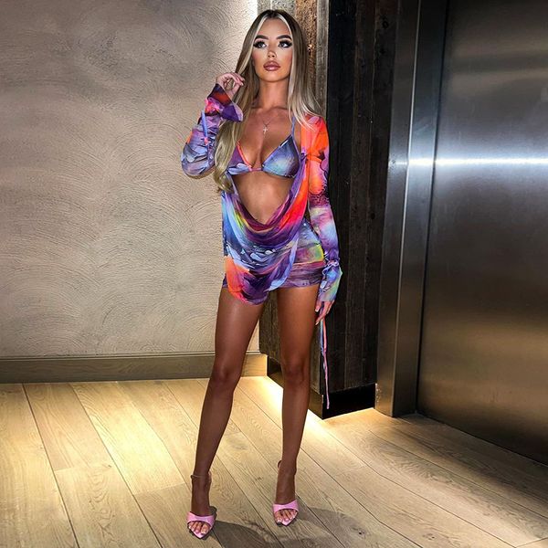 two piece dress townlike 3 s set women long sleeve crop and mini skirts bra slim three 2023 spring summer outfits 230426, White
two piece dress townlike 3 s set women long sleeve crop and mini skirts bra slim three 2023 spring summer outfits 230426, White