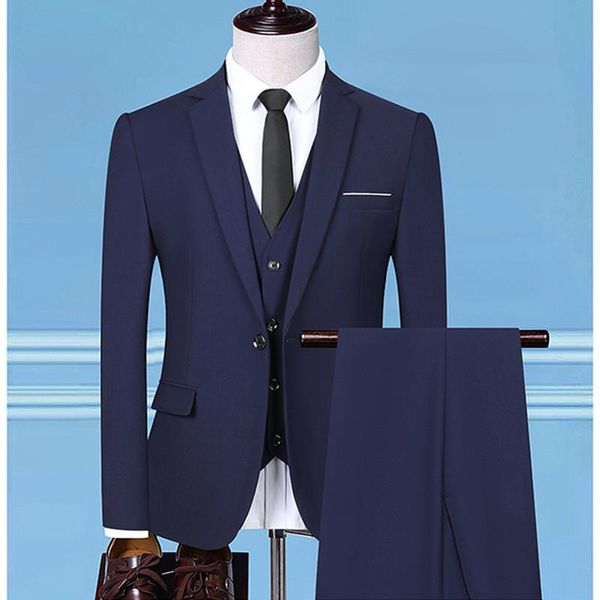 blazers men's spring and autumn suits men's korean slim threepiece suits men's groomsmen business casual suits professional f, White;black
blazers men's spring and autumn suits men's korean slim threepiece suits men's groomsmen business casual suits professional f, White;black