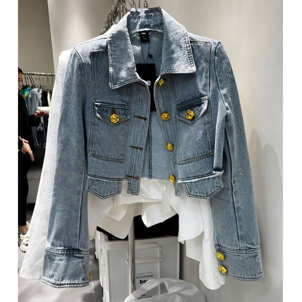 women's jackets denim jacket for women slim single breasted long sleeve short outerwear coat 230426, Black;brown
women's jackets denim jacket for women slim single breasted long sleeve short outerwear coat 230426, Black;brown