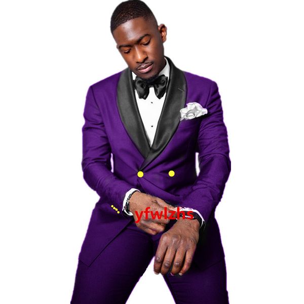 wedding tuxedos double-breasted mens suit shawl lapel formal business mens jacket blazer groom tuxedo coat pants 215117, Black;gray 
wedding tuxedos double-breasted mens suit shawl lapel formal business mens jacket blazer groom tuxedo coat pants 215117, Black;gray