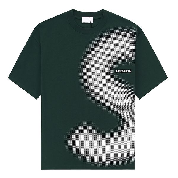 23ss new woman men's t-shirts jointly signed high end bb classic box letter s gradual change printed short sleeve summer fashion breath, White;black
23ss new woman men's t-shirts jointly signed high end bb classic box letter s gradual change printed short sleeve summer fashion breath, White;black