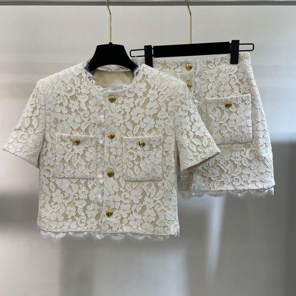 cel home 2023 summer women's two piece sets brand fashion two piece dress dinner dress logo suit women's lace short skirt lace sui, White
cel home 2023 summer women's two piece sets brand fashion two piece dress dinner dress logo suit women's lace short skirt lace sui, White