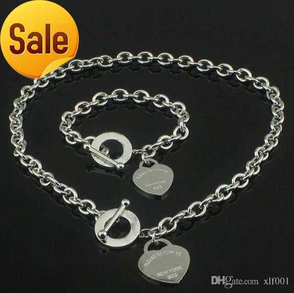 sell birthday christmas brand luxury designer necklace plus bracelet set wedding statement jewelry heart pendant necklaces bangle sets 2 in, Silver
sell birthday christmas brand luxury designer necklace plus bracelet set wedding statement jewelry heart pendant necklaces bangle sets 2 in, Silver