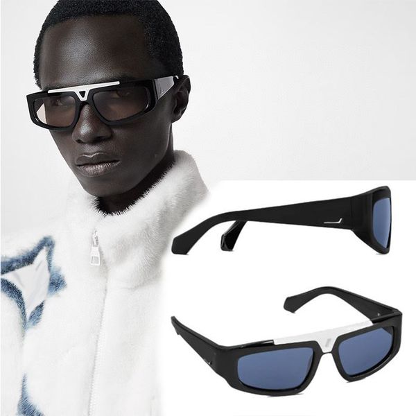 The new 1.1 Evidence Sport Sunglasses fashionable and dynamic acetate rectangular sunglasses V-shaped hollow frame with a tag name on the top Z1950U Sports men
The new 1.1 Evidence Sport Sunglasses fashionable and dynamic acetate rectangular sunglasses V-shaped hollow frame with a tag name on the top Z1950U Sports men