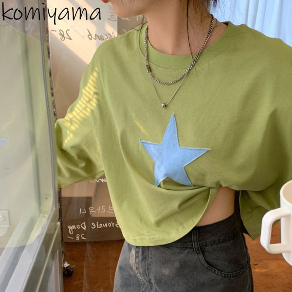 women's t-shirt contrast color star y2k fashion casual tees loose o neck t shirt long sleeve ropa mujer spring clothes women 230426, White
women's t-shirt contrast color star y2k fashion casual tees loose o neck t shirt long sleeve ropa mujer spring clothes women 230426, White