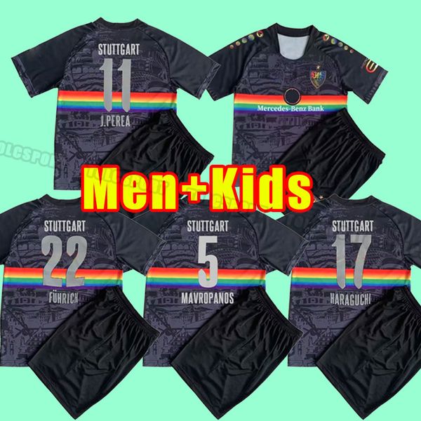 23/24 vfb stuttgarts soccer jerseys kalajdzic didavi wamangituka gomez men kids kits sock full sets 2022 2023 football jersey manner kinder, Black;yellow
23/24 vfb stuttgarts soccer jerseys kalajdzic didavi wamangituka gomez men kids kits sock full sets 2022 2023 football jersey manner kinder, Black;yellow