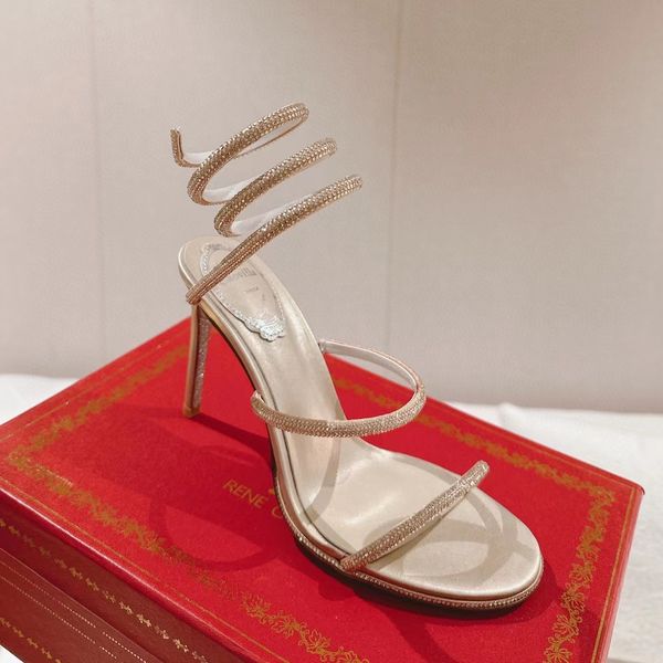new rene caovilla cleo stiletto sandals crystals gem embellished heels evening shoes women high heeled luxury designers party wraparound dre, Black
new rene caovilla cleo stiletto sandals crystals gem embellished heels evening shoes women high heeled luxury designers party wraparound dre, Black