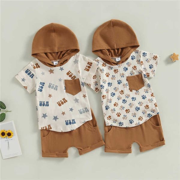 clothing sets independence day infant boys clothes outfits letter/dog p print hooded short sleeve and elastic waist sh aa230426, White
clothing sets independence day infant boys clothes outfits letter/dog p print hooded short sleeve and elastic waist sh aa230426, White