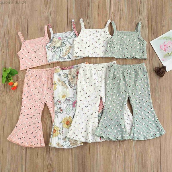 clothing sets 1-6y kid baby girls fashion summer floral print sleeveless +flare pants outfits children clothing sets aa230426, White
clothing sets 1-6y kid baby girls fashion summer floral print sleeveless +flare pants outfits children clothing sets aa230426, White