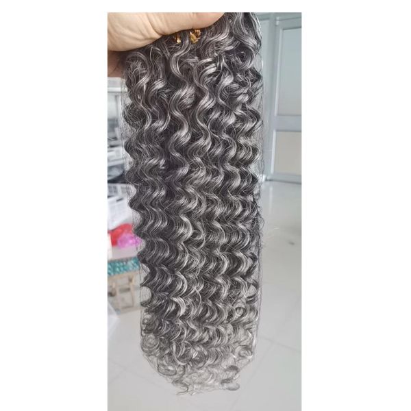 short grey kinky afro curly hair bundles human hair weave black to gray salt and pepper blend well natural curls 100g/pack 8inch -24inch, Black;brown
short grey kinky afro curly hair bundles human hair weave black to gray salt and pepper blend well natural curls 100g/pack 8inch -24inch, Black;brown