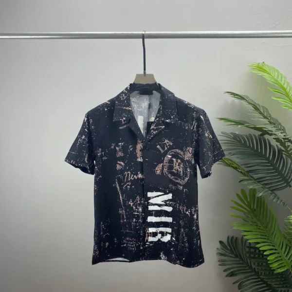 2023ss early spring new high-grade cotton printed t-shirt round neck stitching pullover short sleeves size m-xxxl color black and white d33w, Black;brown
2023ss early spring new high-grade cotton printed t-shirt round neck stitching pullover short sleeves size m-xxxl color black and white d33w, Black;brown