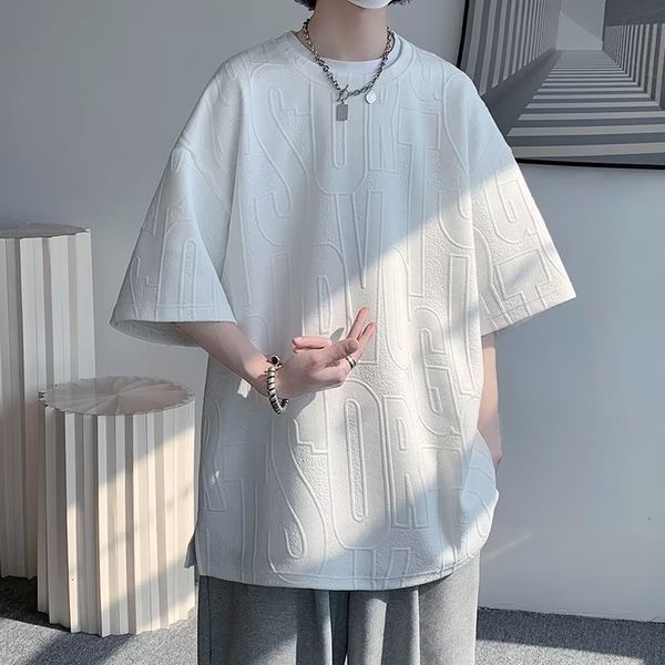 men's t-shirts summer brand oversized men t-shirt casual daily fashion couple loose short sleeve harajuku waffle clothing 230426, White;black
men's t-shirts summer brand oversized men t-shirt casual daily fashion couple loose short sleeve harajuku waffle clothing 230426, White;black