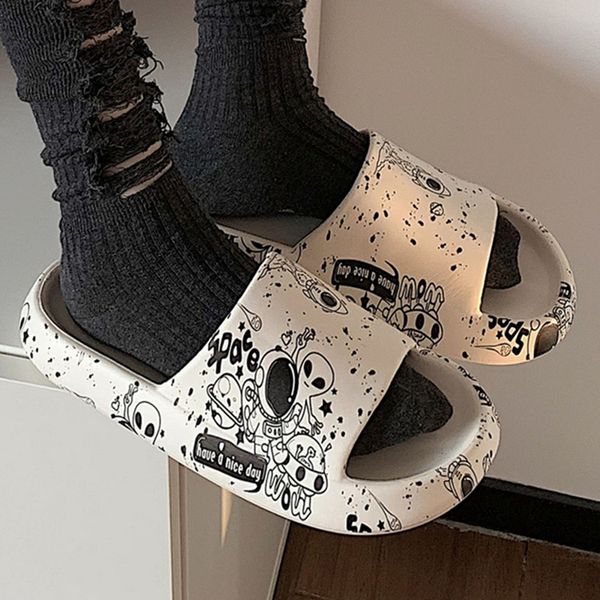slippers fashion women slipper cartoon alien pattern outdoor beach sandals non-slip woman couple bathroom sandal female shoes 230426, Black
slippers fashion women slipper cartoon alien pattern outdoor beach sandals non-slip woman couple bathroom sandal female shoes 230426, Black