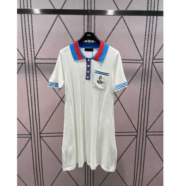 23ss women dress womens designer clothing summer dresses polo neck design retro seaside resort white pleated dress womens clothing a1, Black;gray
23ss women dress womens designer clothing summer dresses polo neck design retro seaside resort white pleated dress womens clothing a1, Black;gray