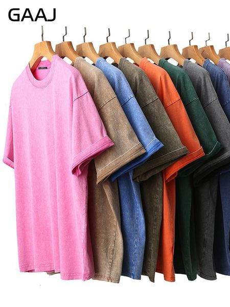 women's t-shirt gaaj men women t shirt 100% washed cotton tees summer fashion loose retro solid oversize brand shirts y2k streetwear 2, White
women's t-shirt gaaj men women t shirt 100% washed cotton tees summer fashion loose retro solid oversize brand shirts y2k streetwear 2, White
