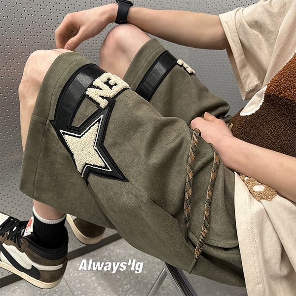 men's shorts y2k retro street trend cargo shorts men fashion embroidery short pants harajuku hip hop loose shorts summer joggers men 23, White;black
men's shorts y2k retro street trend cargo shorts men fashion embroidery short pants harajuku hip hop loose shorts summer joggers men 23, White;black